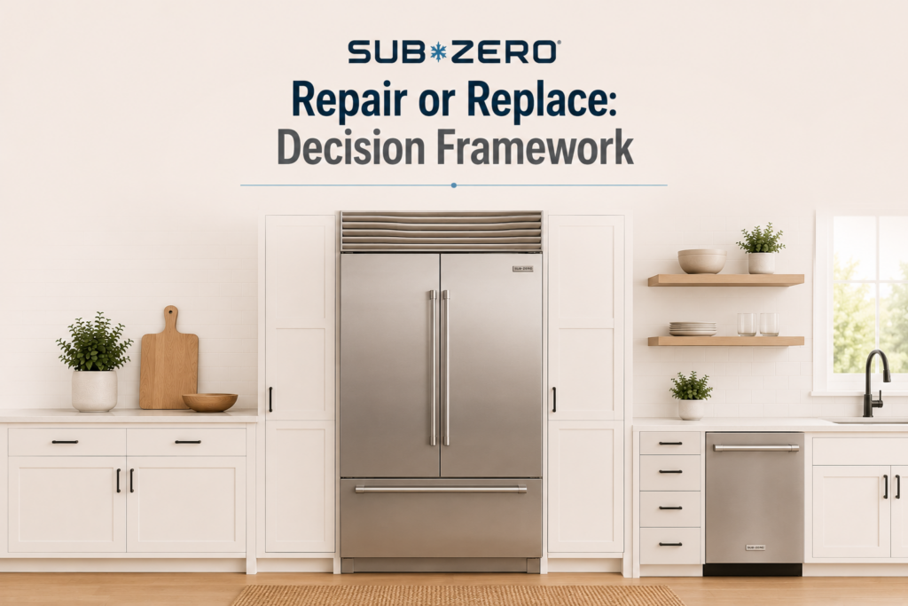subzero refrigerator repair or replace