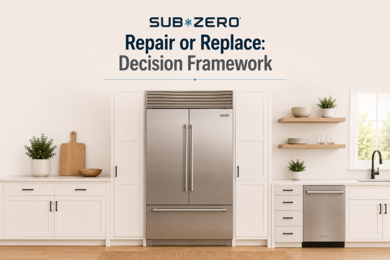 subzero refrigerator repair or replace