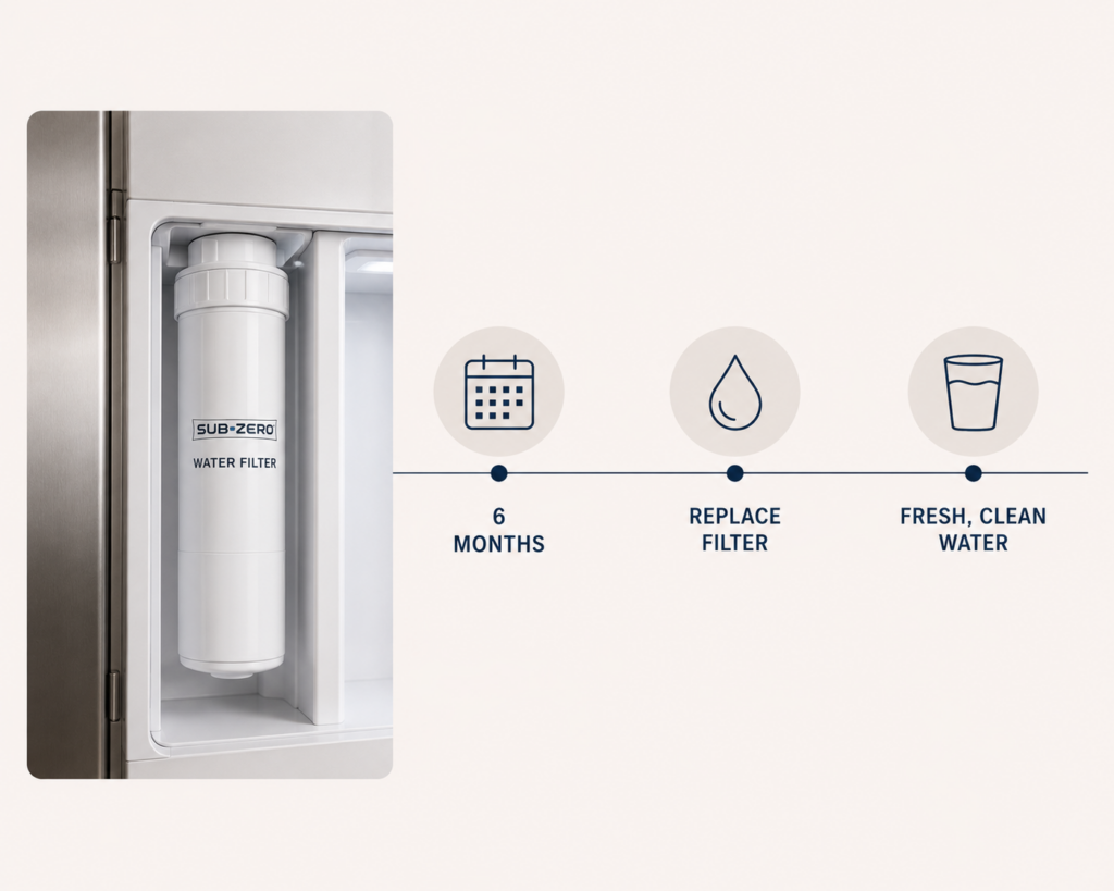 subzero water filter maintenance