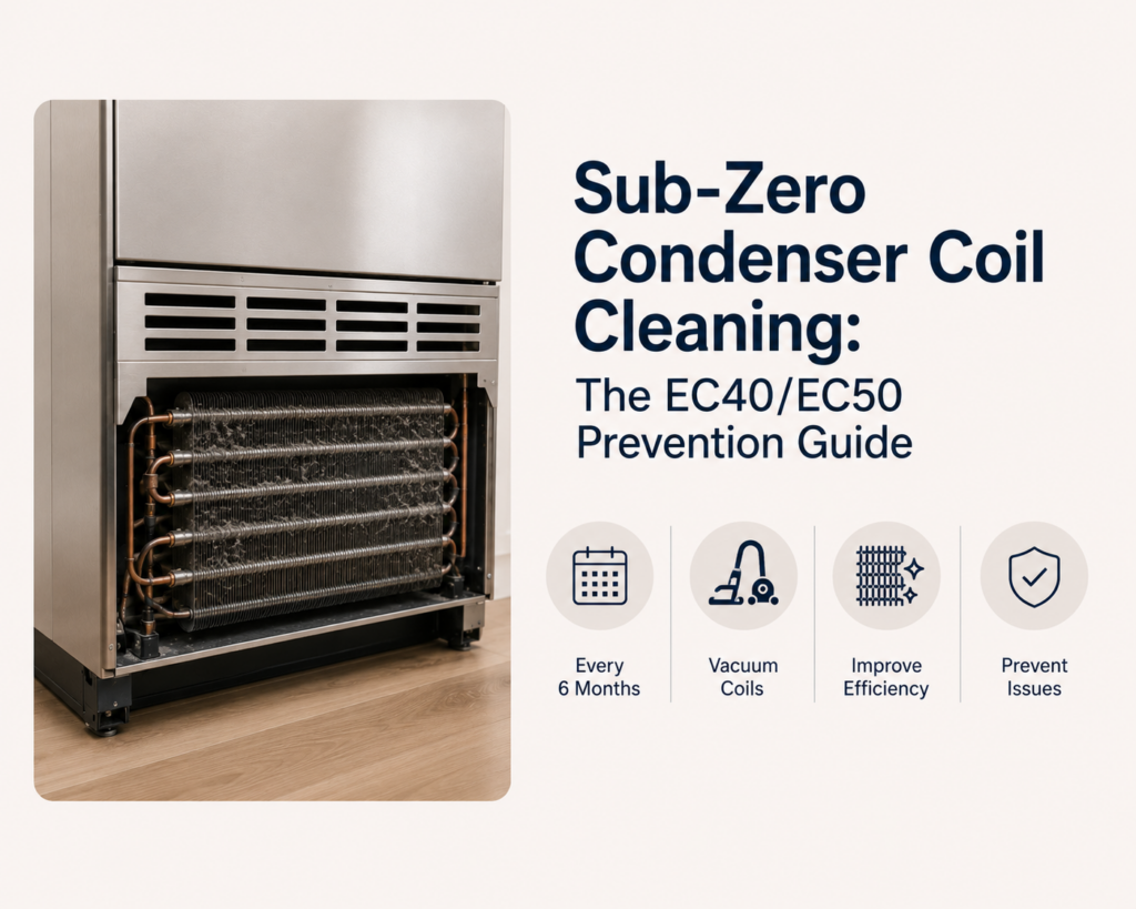 subzero condenser coil cleaning