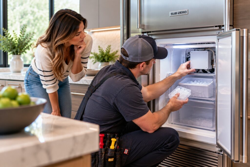 subzero ice maker not working