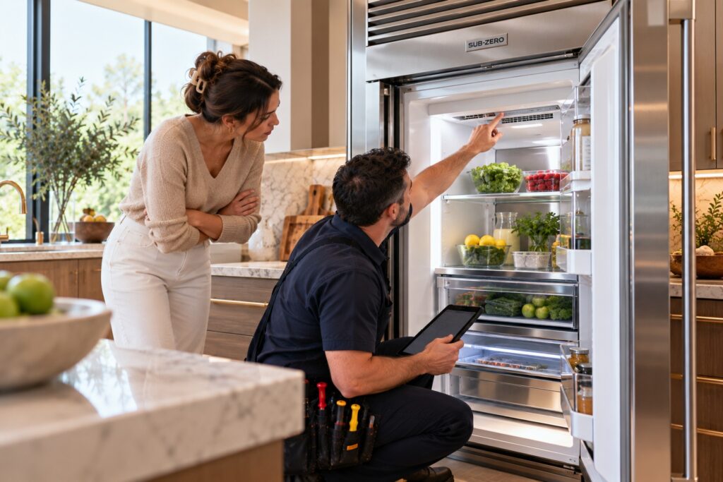subzero fridge not working
